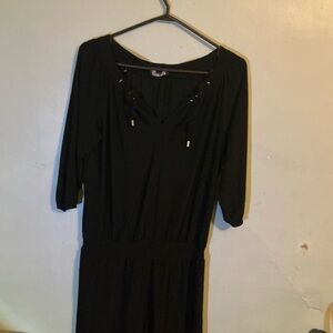 Le Chateau Black Long Sleeve Dress